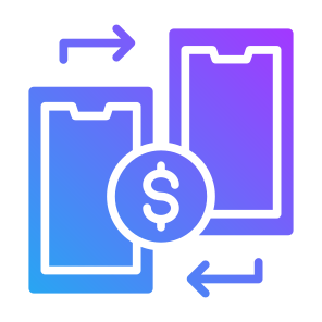 Transaction, Transactions, Peer To Peer, Business, Finance, Banking, Transfer, Dollar, Money  icon