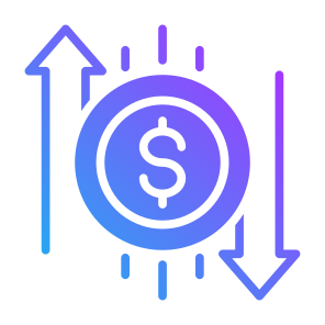 Transfer, Transaction, Currency, Money, Dollar  icon