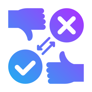 Consequence, Reaction, Outcome, Outgrowth, Review   icon