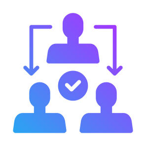 Delegate, Delegation, Workflow, Teamwork, Collaboration  icon