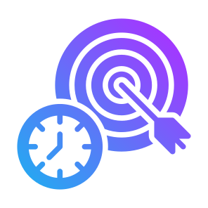 Goals, Target, Time And Date, Plan, Objective, Schedule, Setting, Management, Time icon