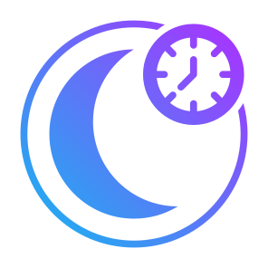 Night, Time And Date, Moon, Time, Hours, Clock icon