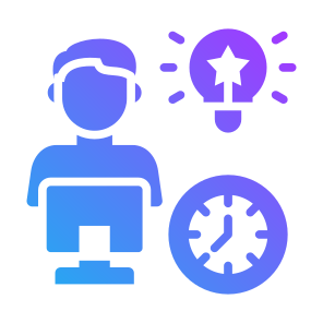 Work, User, Time Working, Time, Management, Efficiency icon