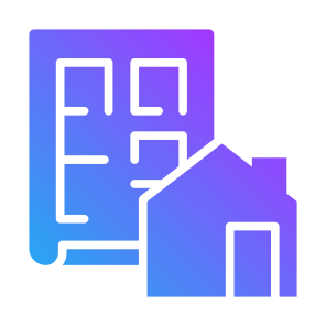 Blueprint, House, Design, Sketch, House Plan icon