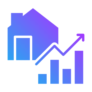 House Market, House, Increase, Property, Statistics icon