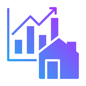 Trends, Real Estate, Growth, Investment, Property icon