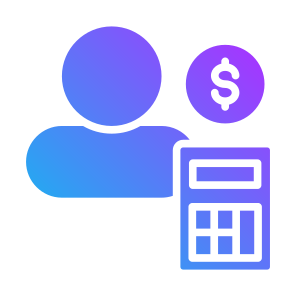 Accountant, Accounting, Financial, Business, Professions And Jobs  icon