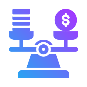 Balance, Money, Scales, Finance, Budget  icon