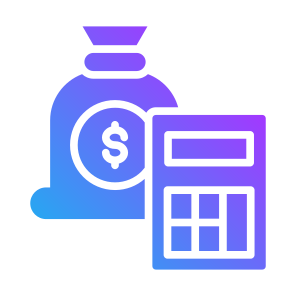 Cost, Budget, Calculator, Money, Expenses  icon