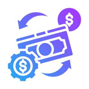 Money Management, Cost, Investment, Control, Money icon