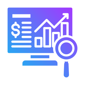 Analysis, Data Visualization, Search Data, Analysis, Research  icon