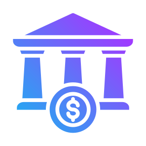 Bank, Bank Account, Central Bank, Money, Banking icon