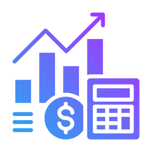 Calculate, Money, Calculator, Cost, Statistics  icon