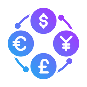 Currency, Exchange, Money, Euro, Yen icon