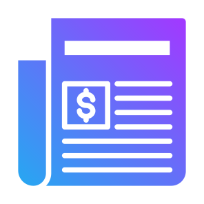 News, Newspaper, Journal, Article, News Report  icon