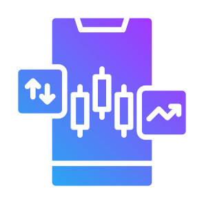 Trading App, Candlestick, Stock Exchange, Stock Market, Trading  icon
