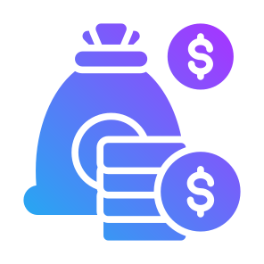 Finance, Coins, Dollar, Cash, Money Bag icon