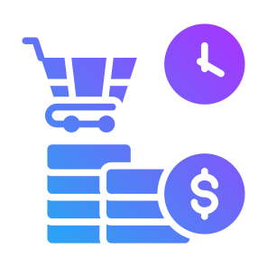 Market, Time, Money, Shopping, Cart icon