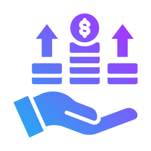Earning, Money, Management, Investment, Income, Grow Up icon