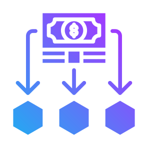 Expenses, Money, Structure, Planning, Cost, Allocation icon