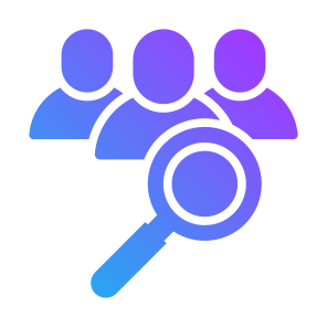 Human Resources, Resources, Management, Talent, Research, Candidate icon