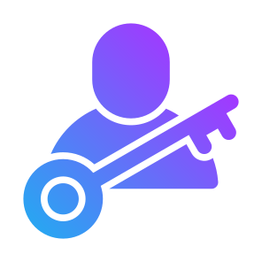 Key Person, Key, Person, User, Leader, Access icon