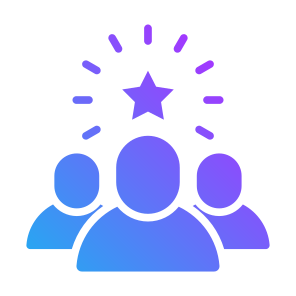 Leadership, Members, Team, Leader, Employee, Star icon