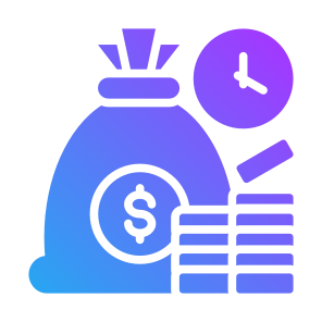 Time Is Money, Payment, Time, Money, Management, Deadline icon