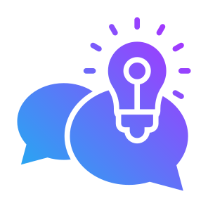 Advice, Speech Bubble, Communications, Idea, Tips  icon