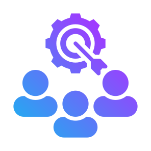 Purpose, Alignment, Mission, Goals, Strategy  icon