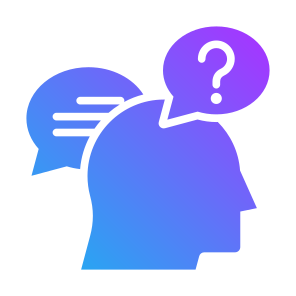 Question, People, Thinking, Hypothesis, Assumption  icon