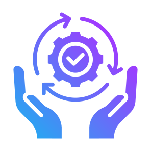Work Process, Setting, Automatic, In Progress, Consolidation  icon