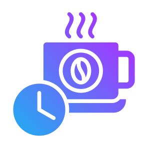 Coffee Break, Breakfast, Hot Drink, Mug, Drink icon