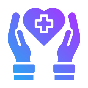 Healthcare, Heart, Hand Gesture, Insurance, Healthcare And Medical  icon