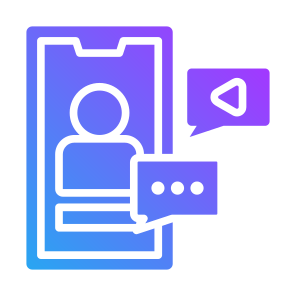 Influencer, Smartphone, People, Communications, Online  icon