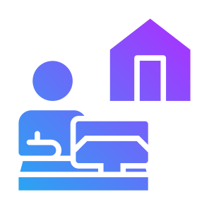 Work From Home, People, Remote, Professions And Jobs, Freelance icon