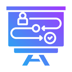 Customer Journey, Track, Consumer, Route, Mapping, Experience icon
