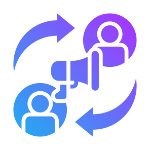 User Engagement, User, Engagement, Collaboration, Marketing, Promotion  icon