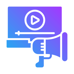 Video Marketing, Video, Marketing, Promotion, Digital, Campaign icon