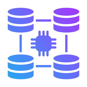 Big Data, Computing, Data Storage, Chip, Server, Storage   icon