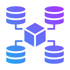 Big Data, Data, Server, Database, Storage, Network icon