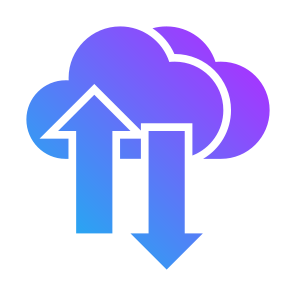 Cloud Transfer, Cloud Computing, Cloud, Data Transfer, Cloud Storage, Cloud Data   icon