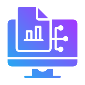 Data Analytics, Data, Analytics, Report, Statistics, Monitor icon