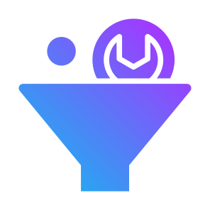 Filter Settings, Filter, Settings, Funnel, Filtering, Sorting  icon