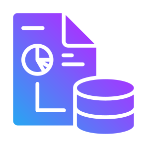 Server Report, Server, Report, Data Storage, Data, Analytics icon