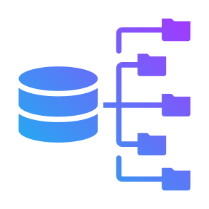 Server Sharing, Database, Server, Storage, Database File, Share icon