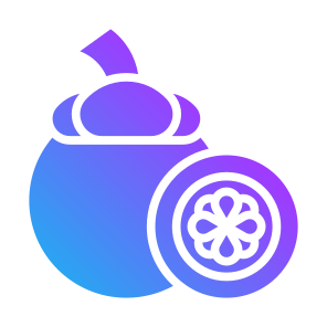 Mangosteen, Fruit, Food, Healthy Food, Food And Restaurant icon