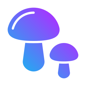 Mushrooms, Food, Vegetarian, Vegetable, Food And Restaurant icon