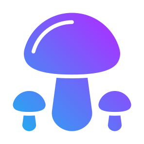 Mushrooms, Vegetable, Vegetarian, Healthy Food, Food And Restaurant icon