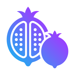 Pomegranate, Fruit, Vegetarian, Healthy Food, Food And Restaurant icon